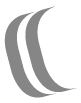 Die linke dynamische fitvibes Logo Klammer